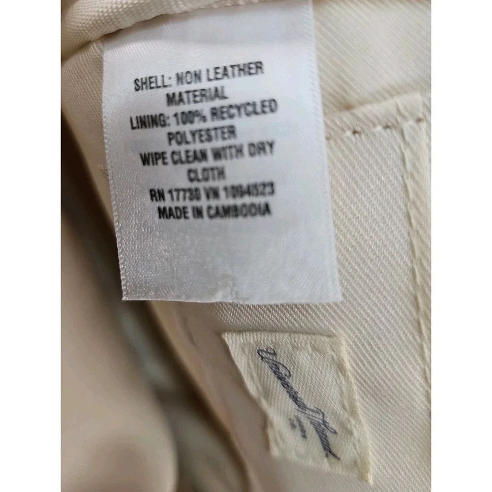 Universal Thread Cross Body Mini Back Pack, Ivory, Vegan Leather - Picture 6 of 13